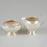 2-piece creamer set silver.