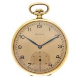 Longines "La Banque De Bruxelles" anniversary pocket watch - Men's pocket watch - approx. 1944.