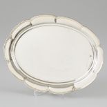 Serving tray silver.