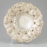 Showpiece plate silver.