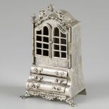 Miniature cabinet silver.