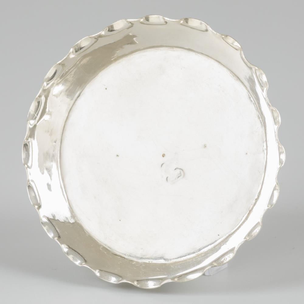 6-piece set of coasters (China export) silver. - Image 2 of 5