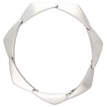 Sterling silver 'Peak' bracelet by Bent Gabrielsen for Georg Jensen.