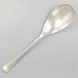 Rice spoon "Haags Lofje" silver.