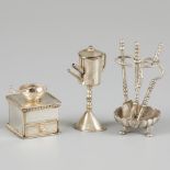 3-piece lot miniatures silver.