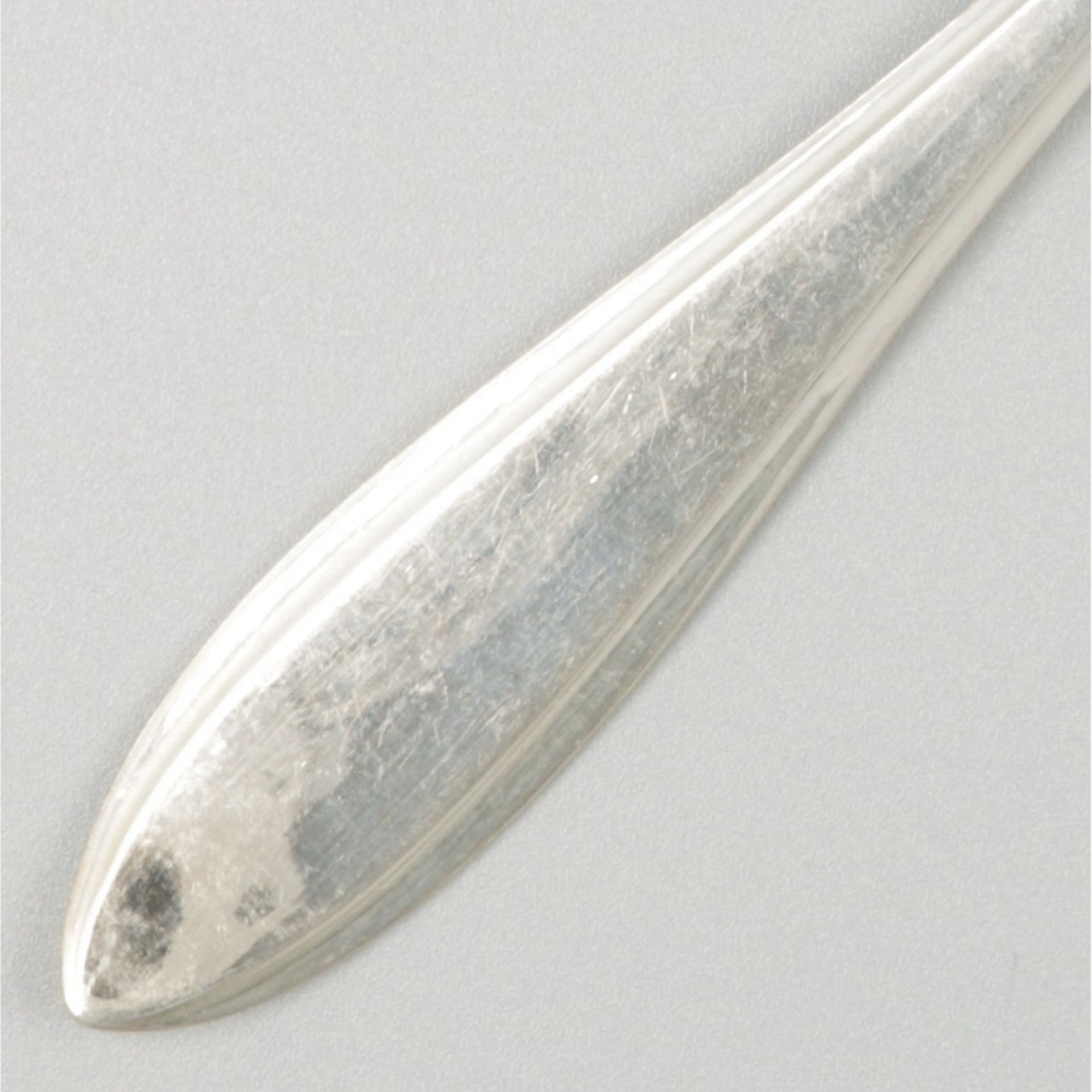 12-piece set of silver fish cutlery. - Image 7 of 9