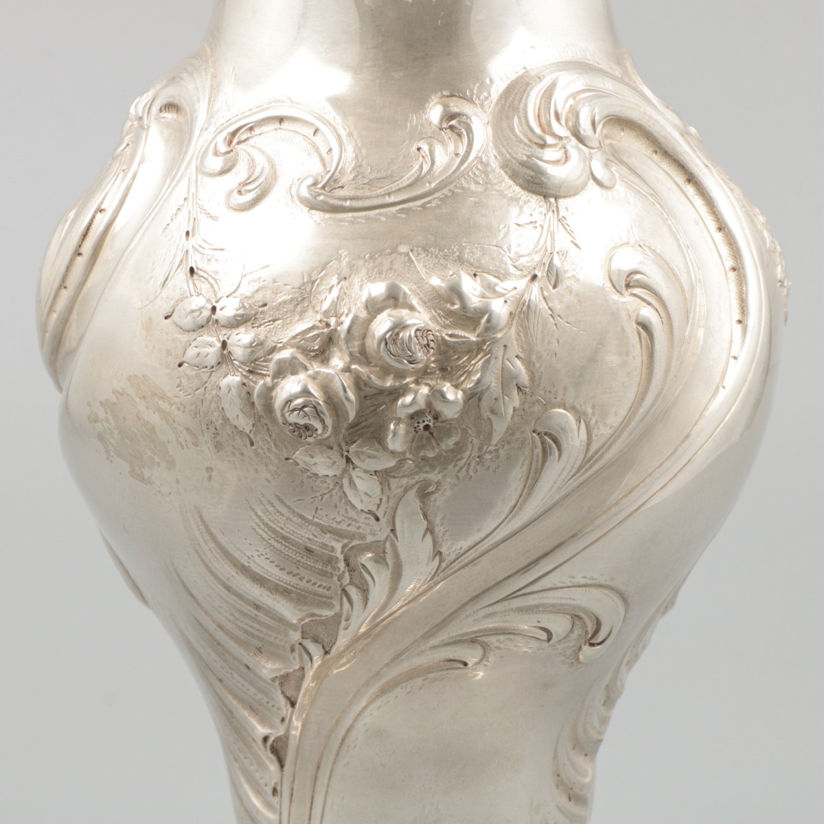 Flower vase silver. - Image 3 of 9