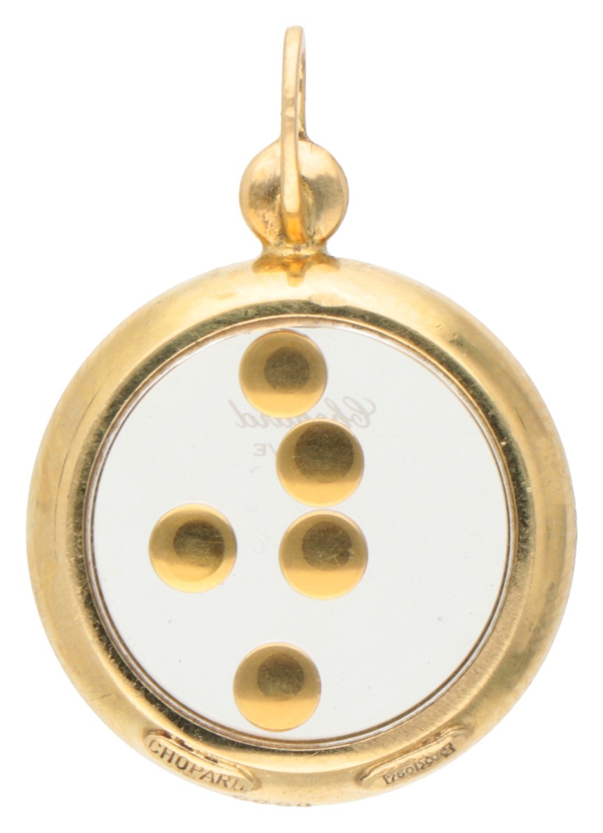 18K. Yellow gold Chopard 'Happy Diamond' pendant set with approx. 0.40 ct. diamond. - Image 3 of 5