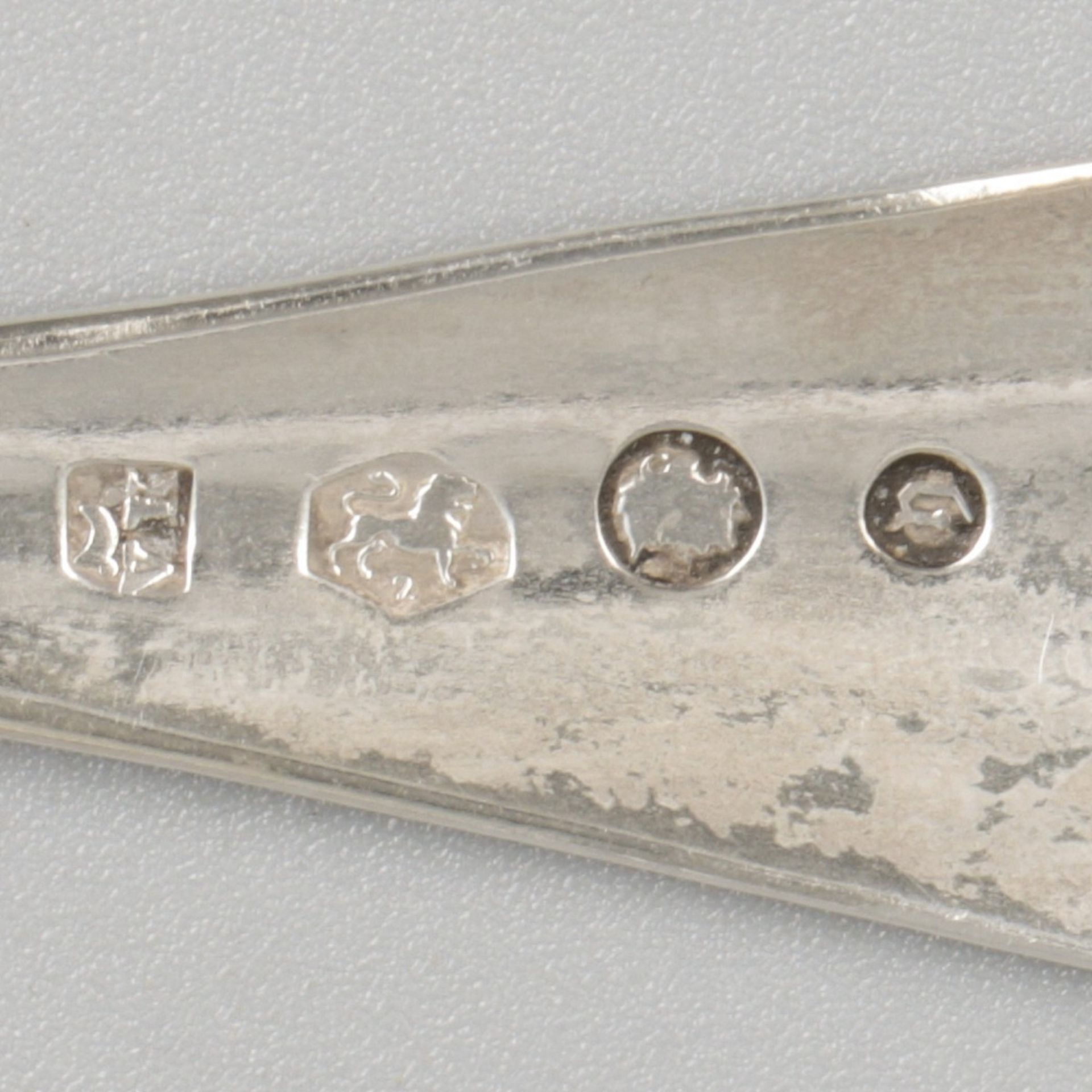 5-piece lot sugar spoons silver. - Image 6 of 6