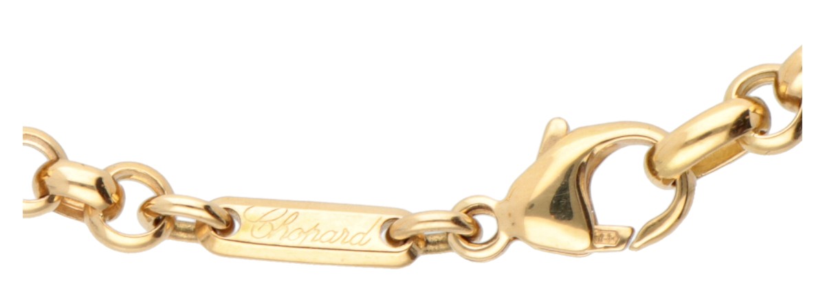 Chopard 18K. yellow gold jasseron chain necklace. - Image 4 of 5