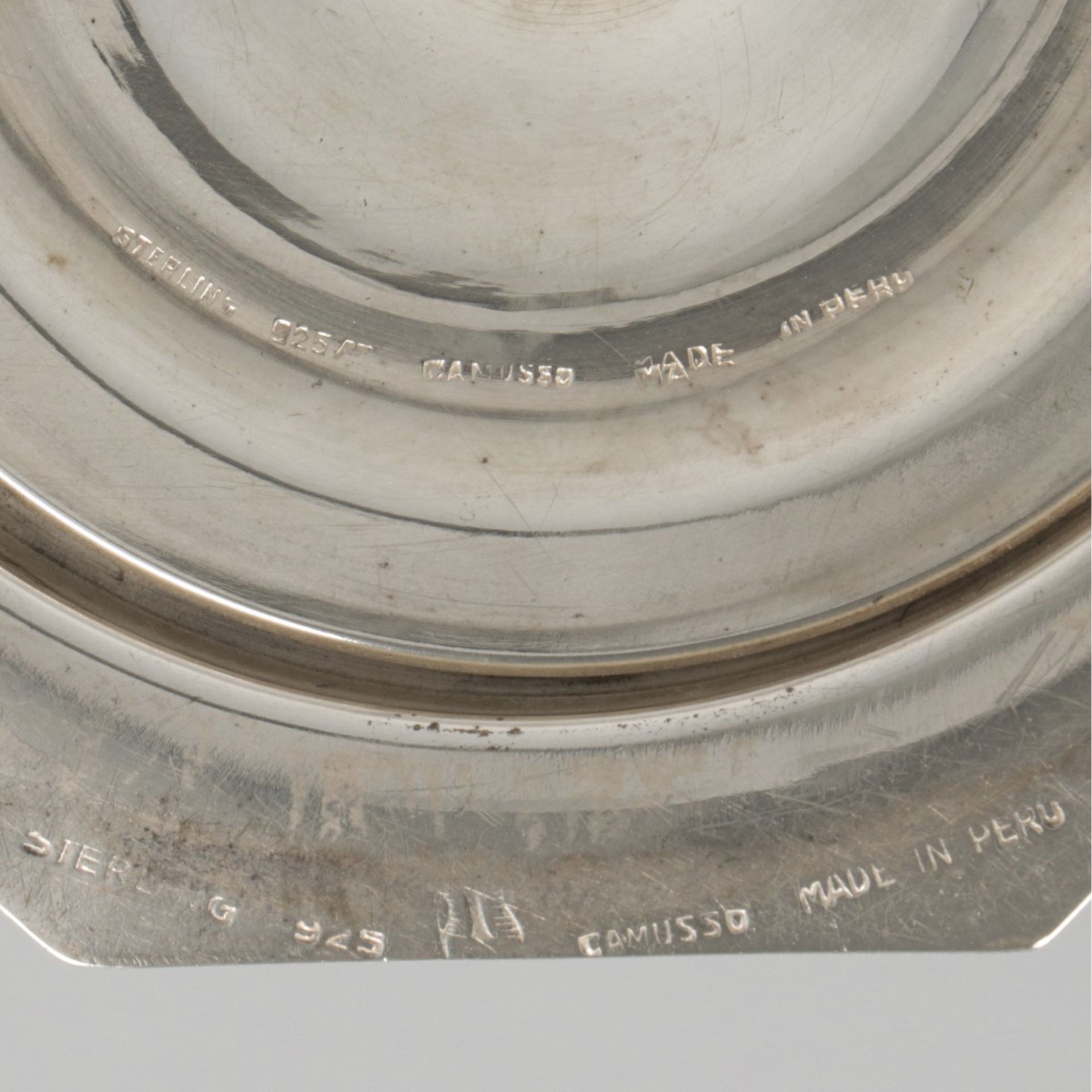 Candlestick (Lima, Peru, Carlo Mario Camusso) silver. - Image 7 of 7