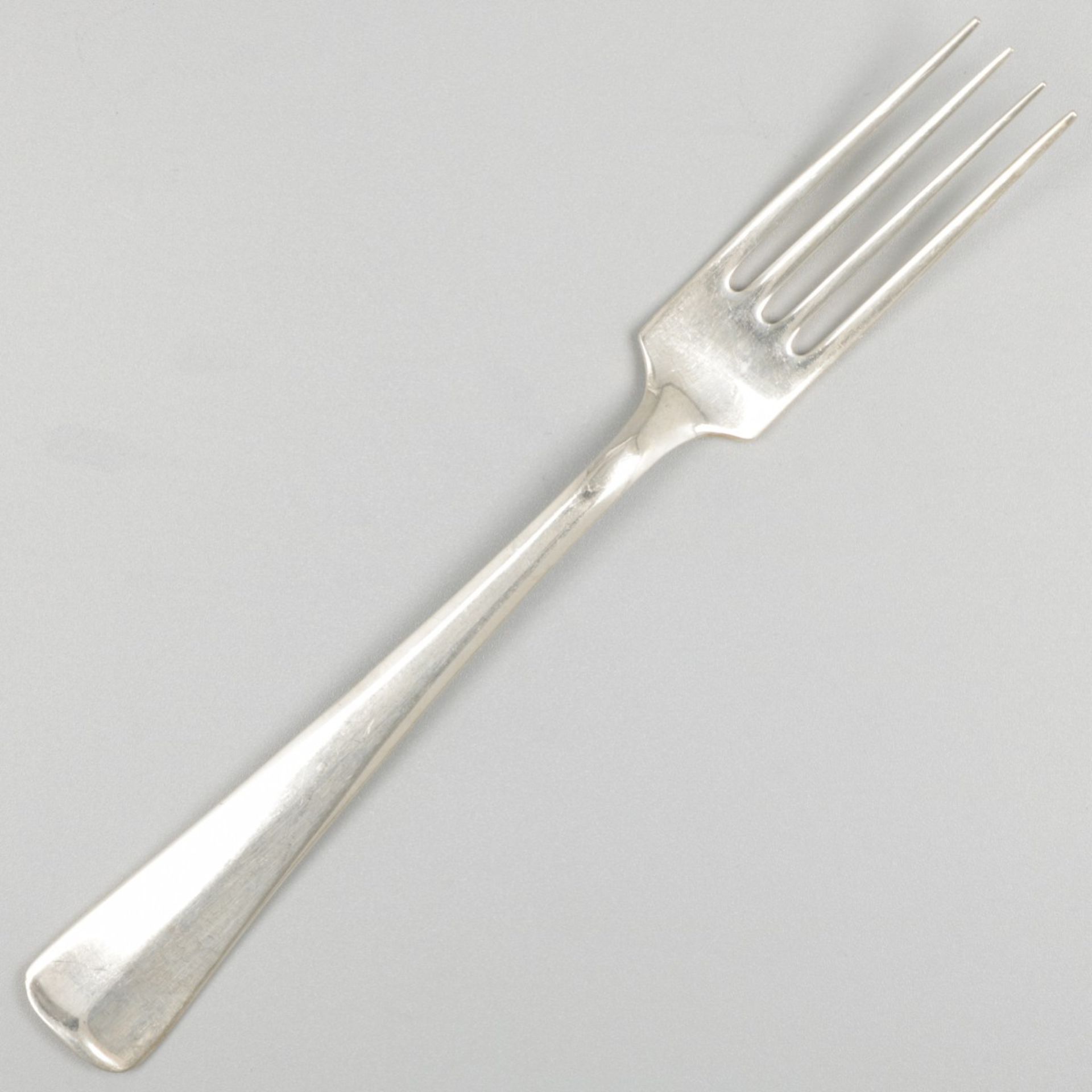 6-piece set of forks ''Haags Lofje'' silver. - Image 3 of 6