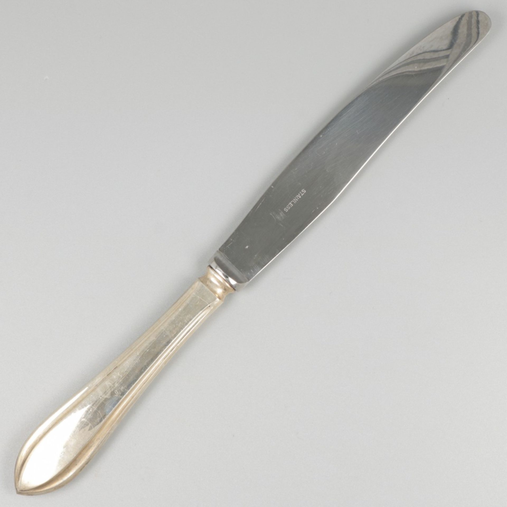 6-piece set dinner knives silver. - Image 3 of 6