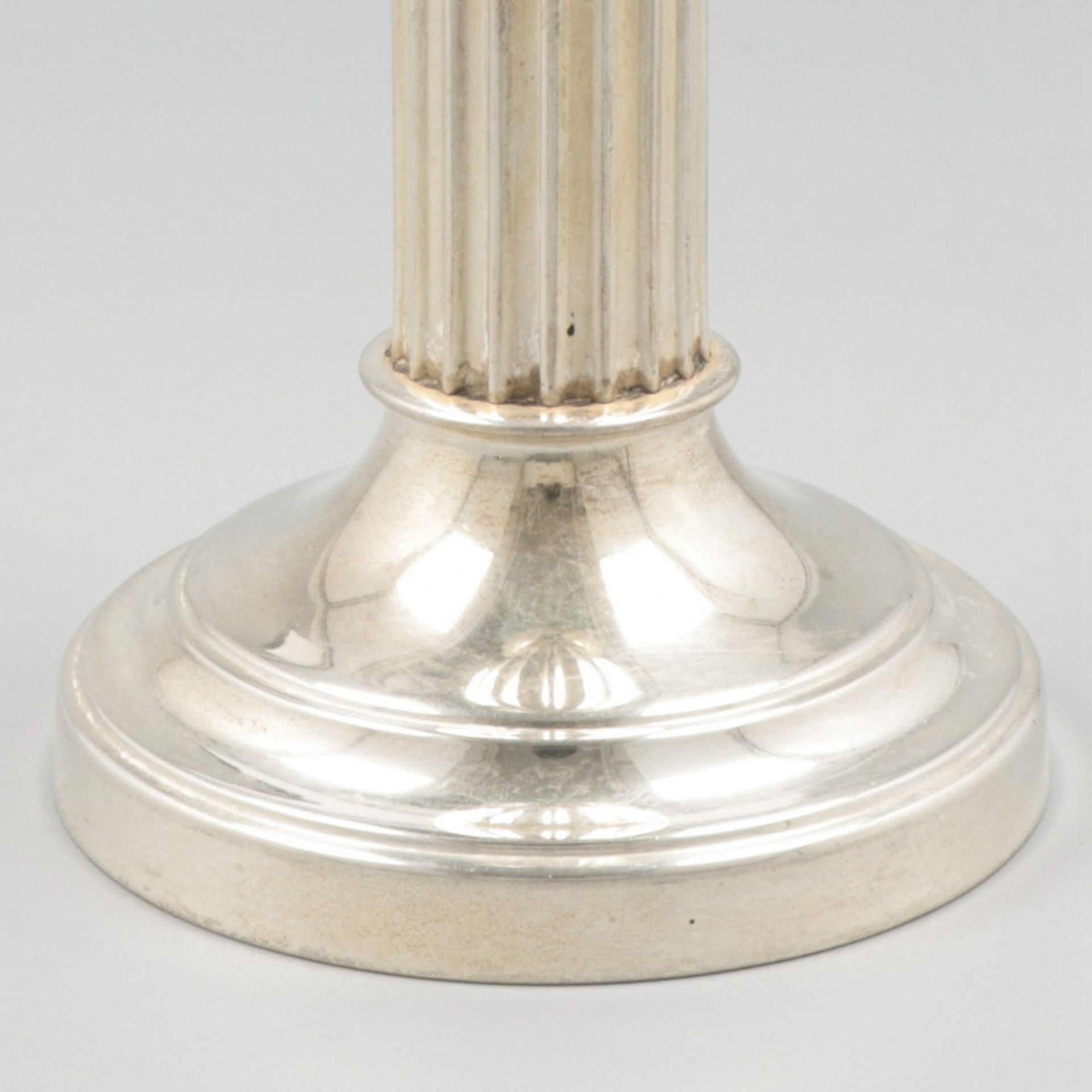 2-piece set of candlesticks silver. - Image 3 of 7