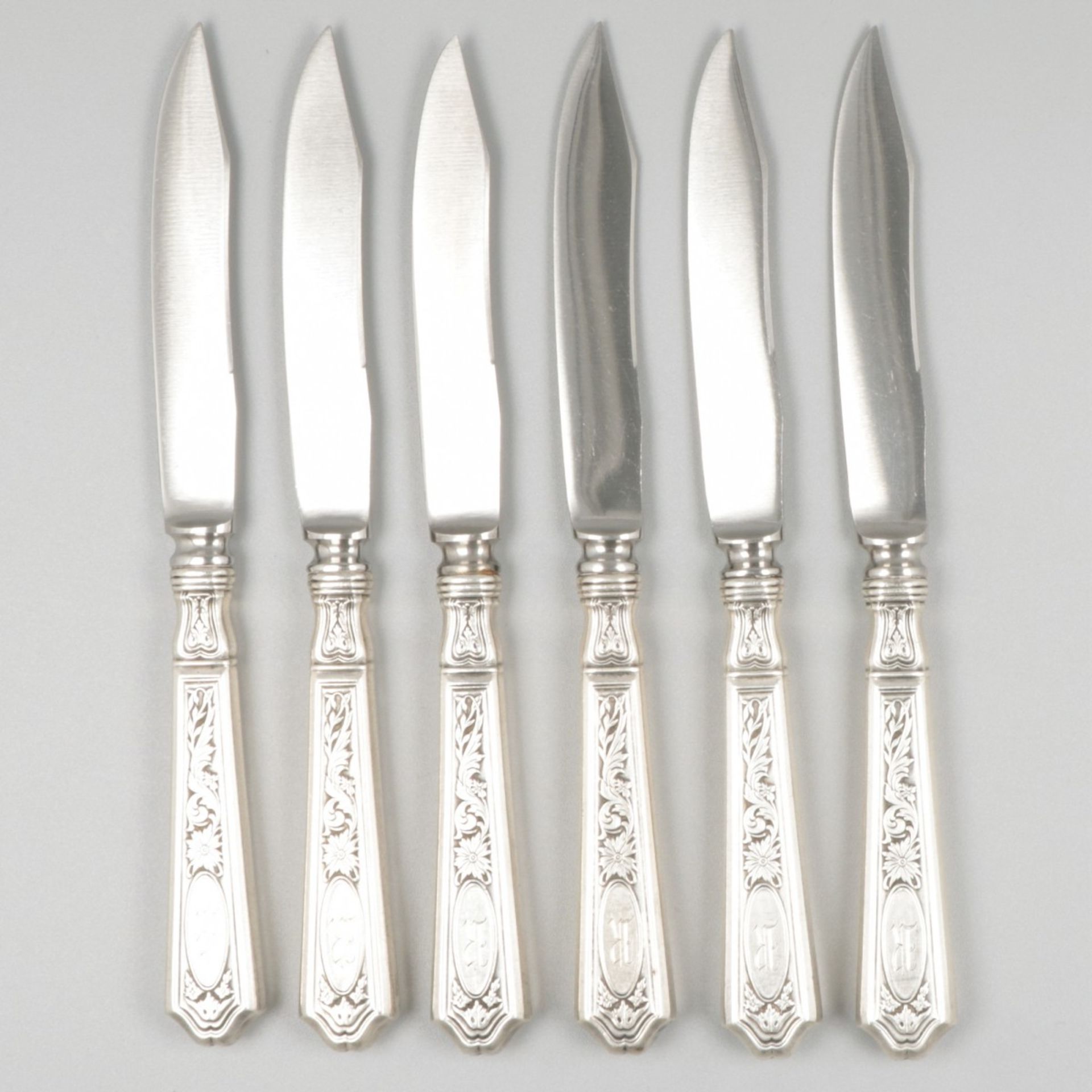 6-piece set of knives silver. - Image 2 of 5