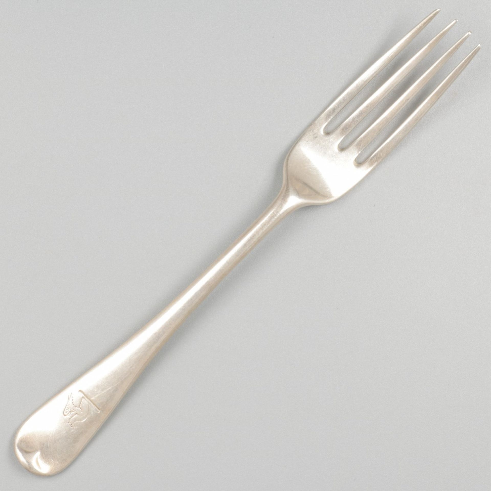 6-piece set breakfast forks silver. - Image 3 of 6