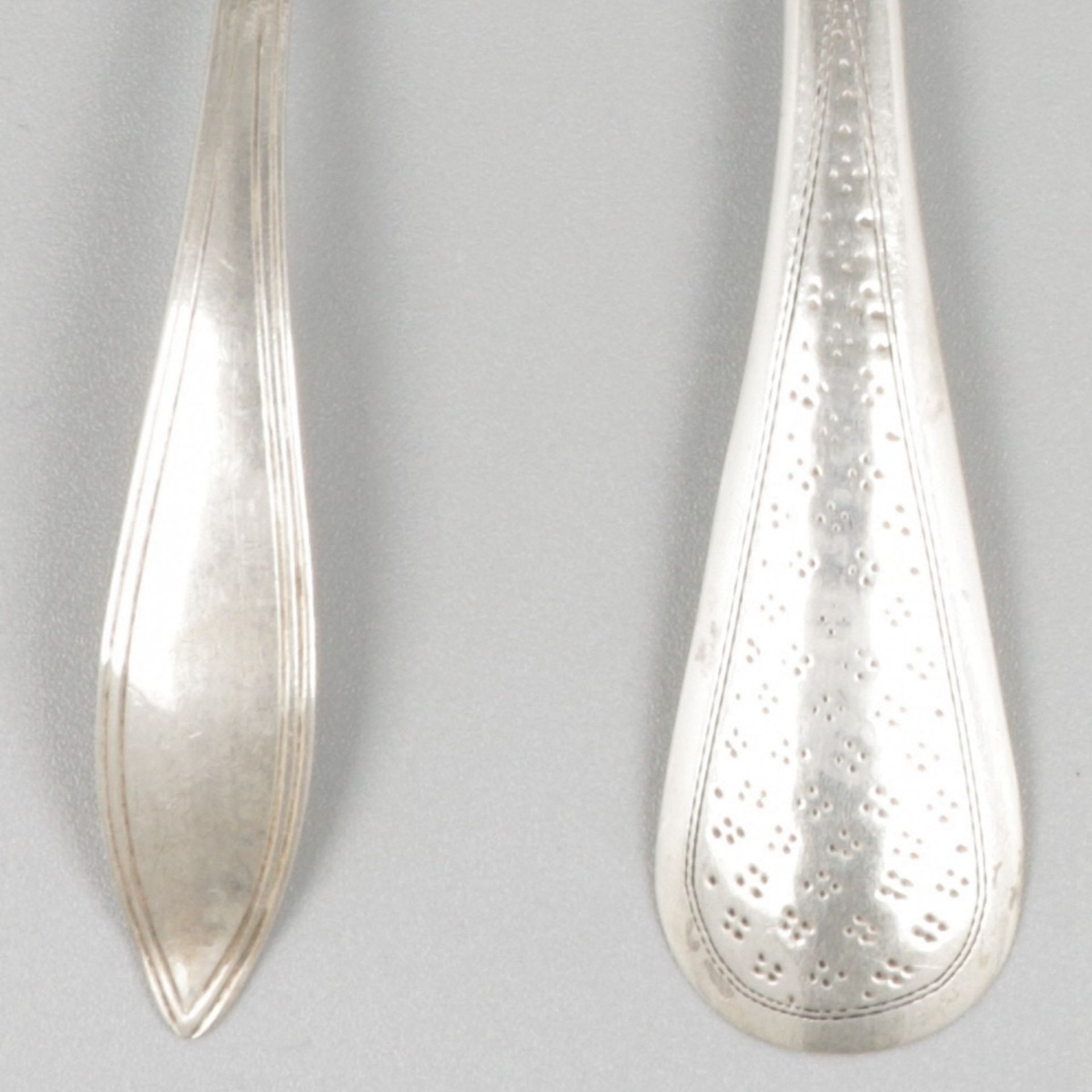 5-piece lot sugar spoons silver. - Image 4 of 6