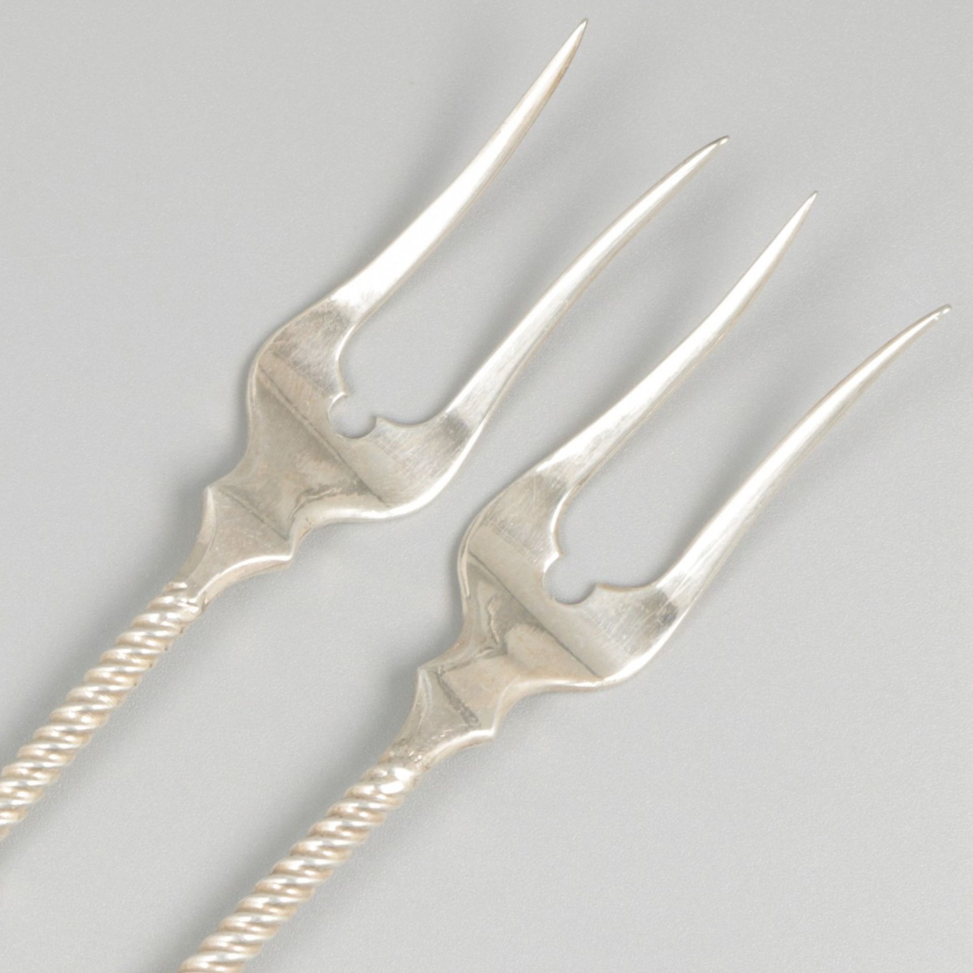 2-piece set meat forks silver. - Image 2 of 6