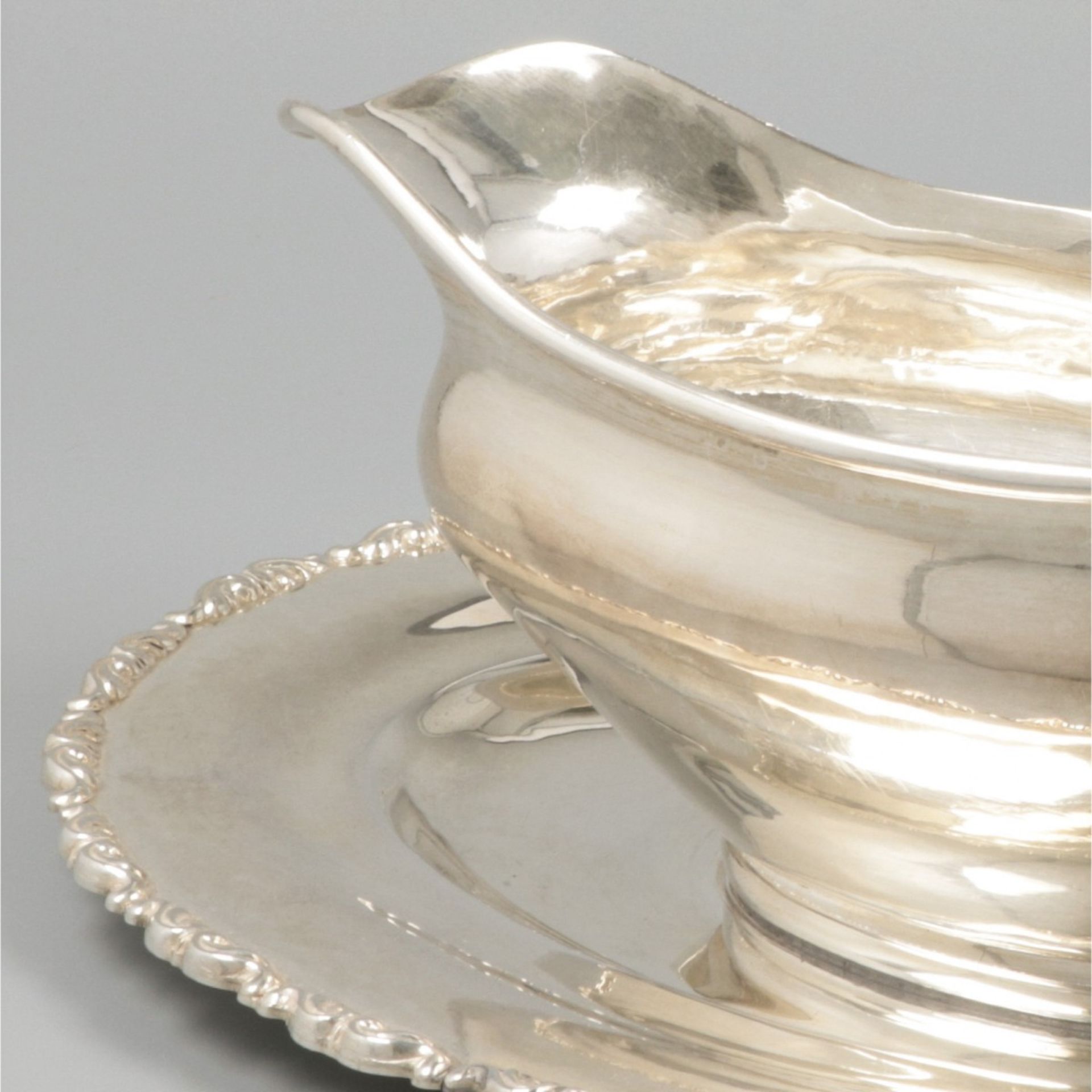 Sauce boat silver. - Image 3 of 6