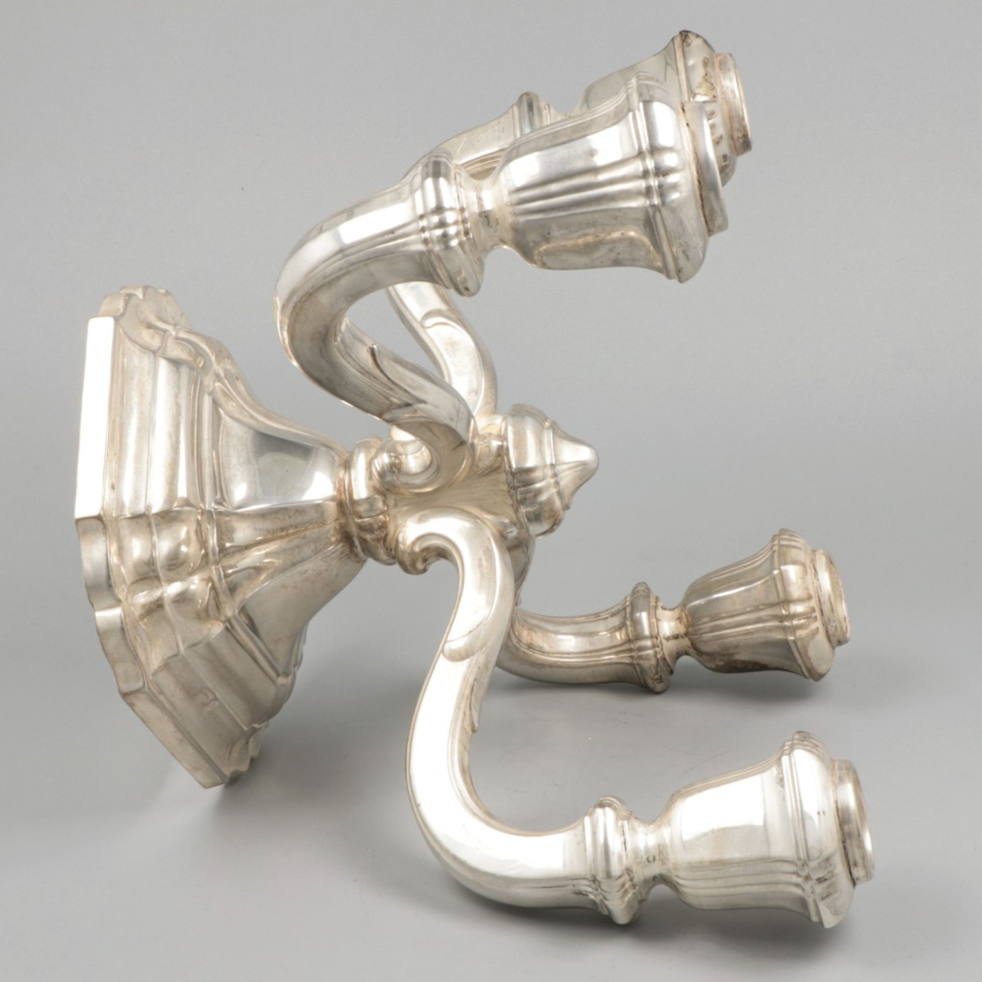 4-armed candlestick silver. - Image 3 of 6