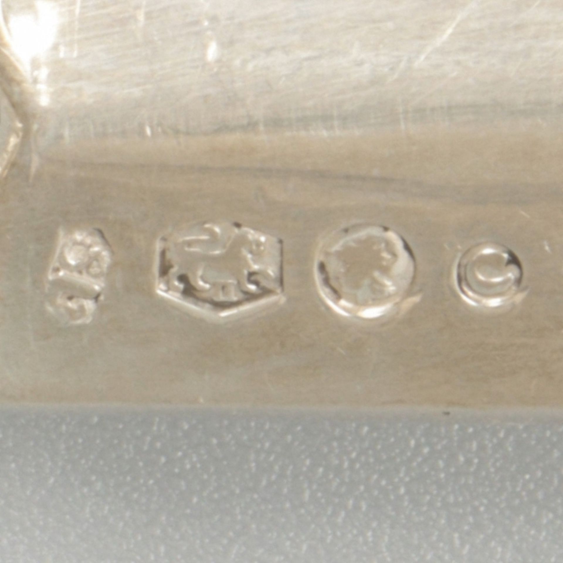 6-piece set dinner knives "Haags Lofje" silver. - Image 6 of 6