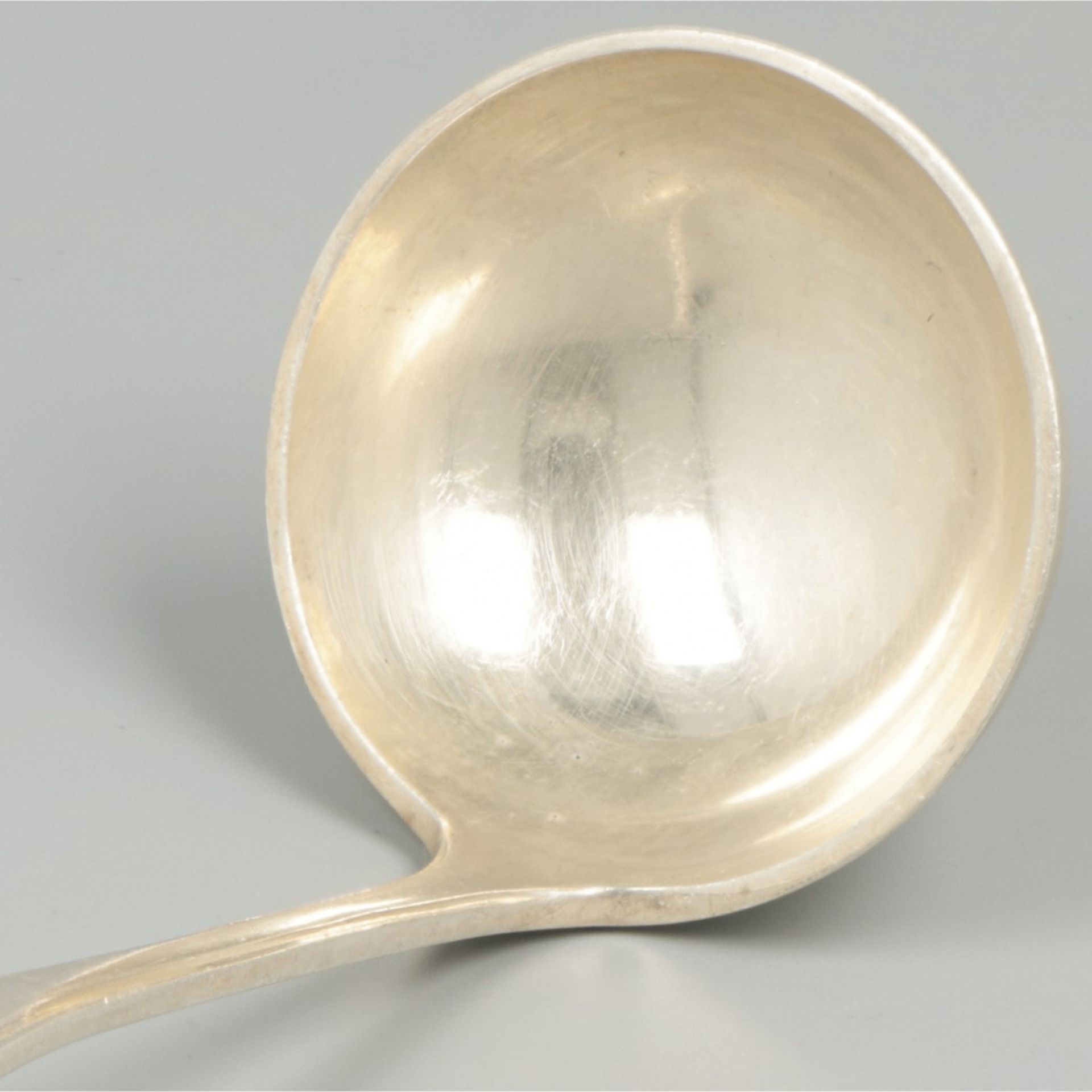 Sauce spoon ''Hollands Puntfilet'' silver. - Image 3 of 6