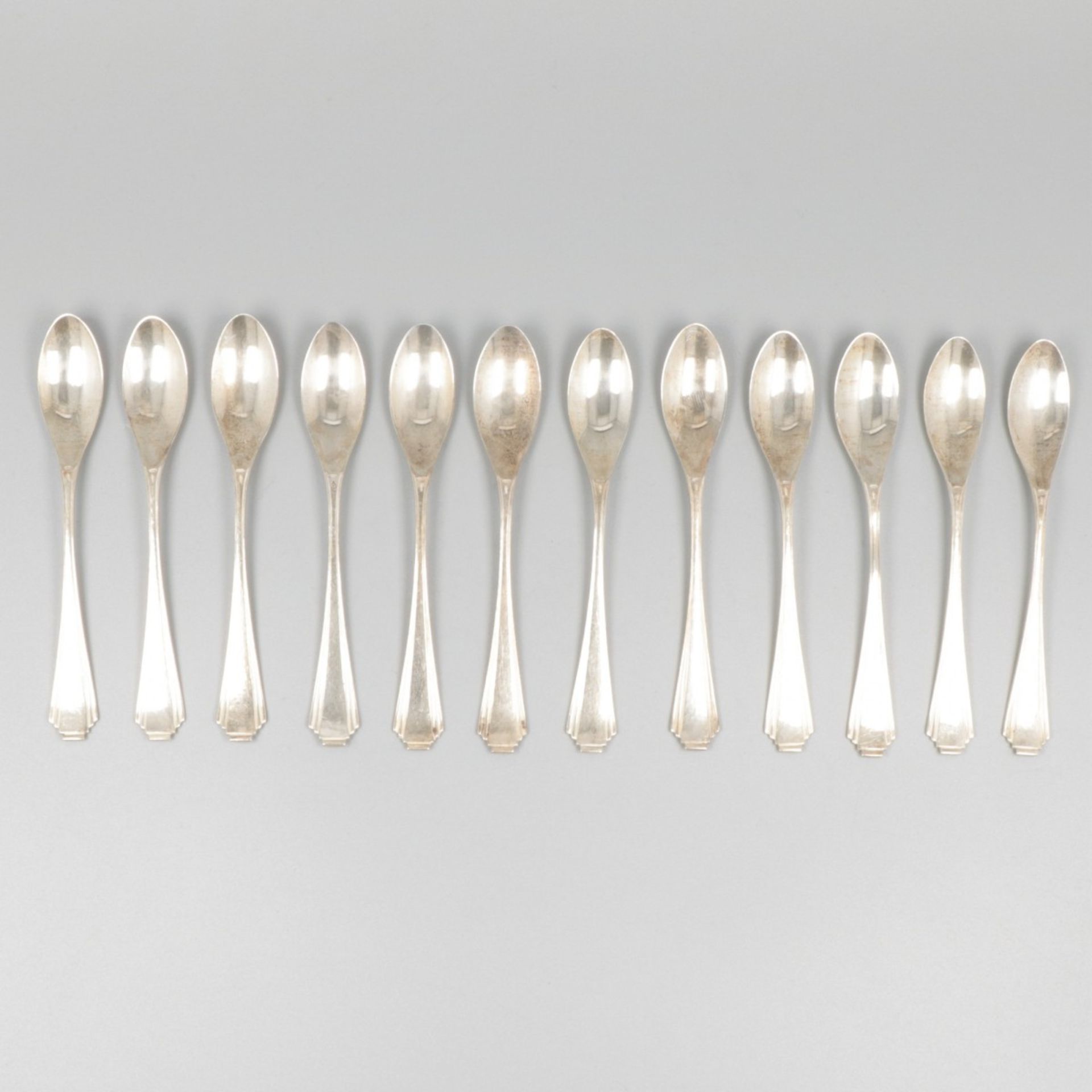 12-piece set silver coffee spoons. - Image 2 of 8