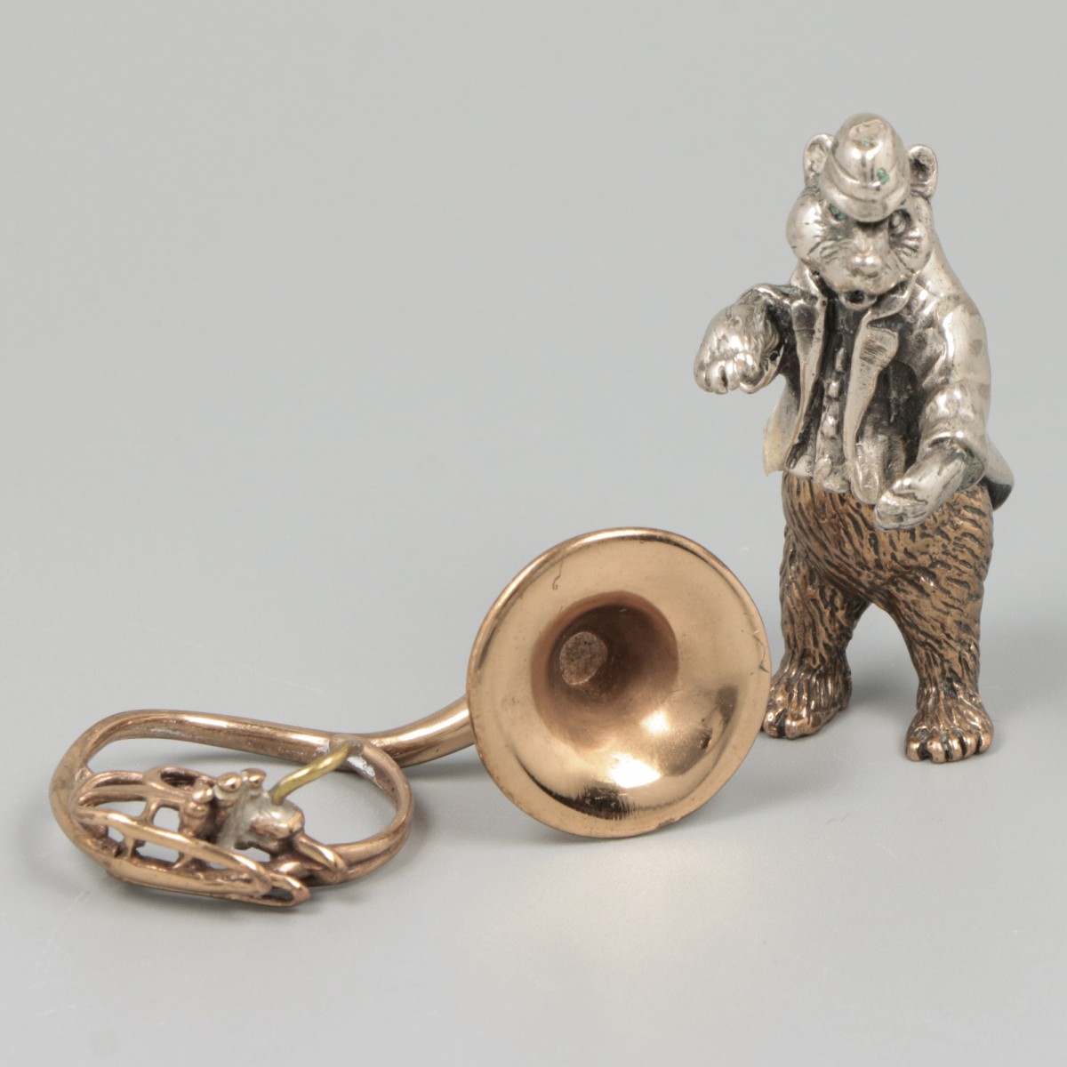 2-piece lot miniatures silver. - Image 5 of 6