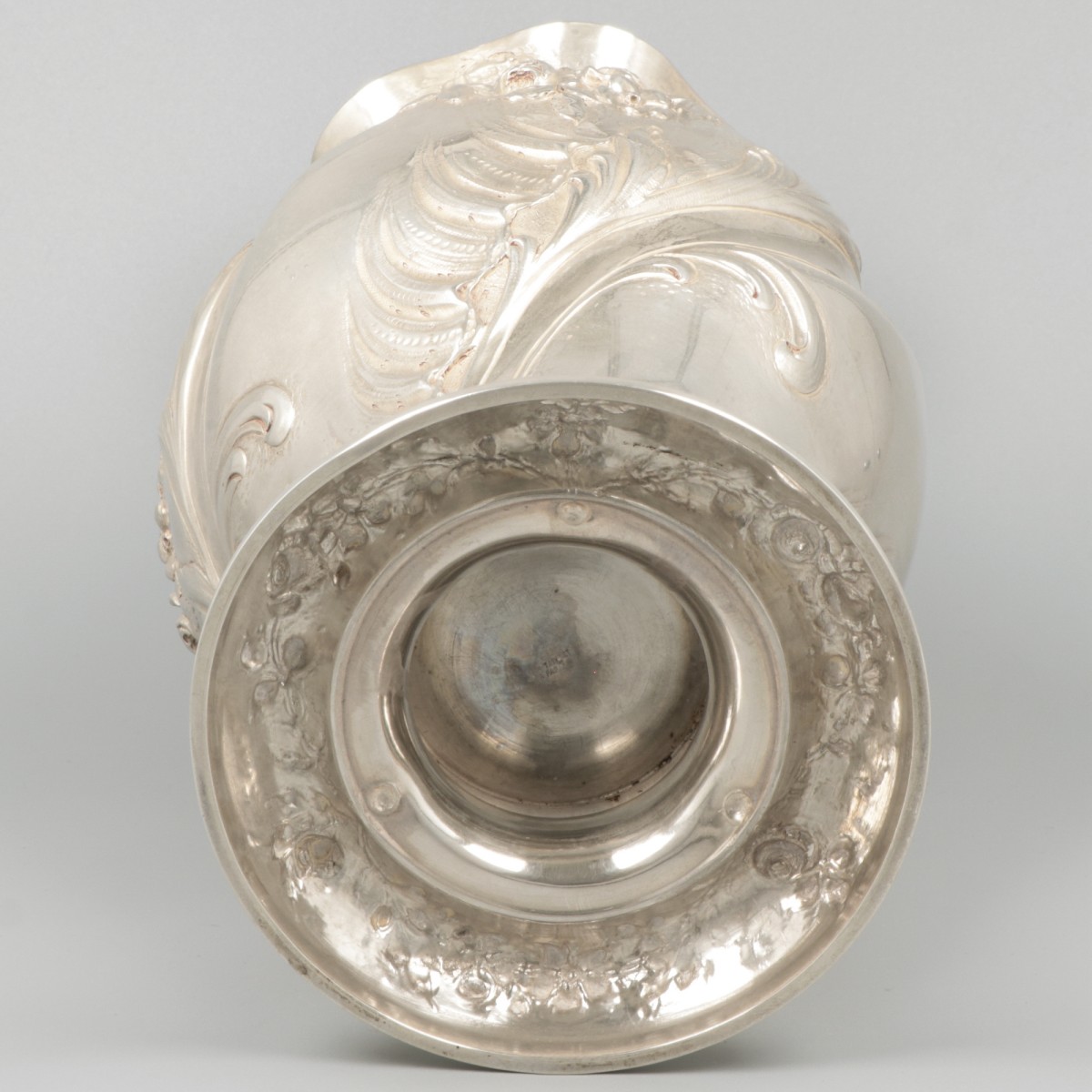 Flower vase silver. - Image 5 of 9