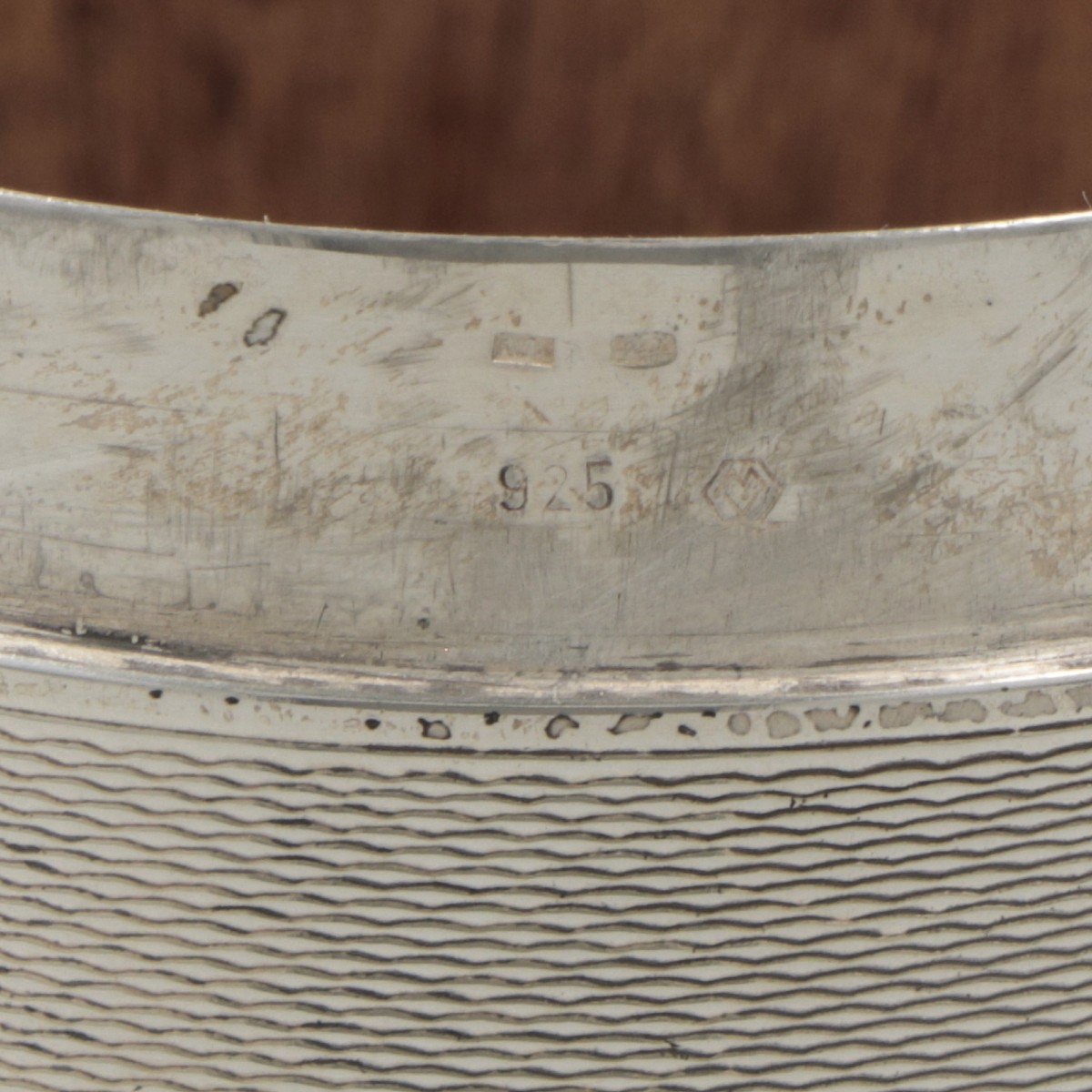 Cigarette / tobacco jar silver. - Image 5 of 6