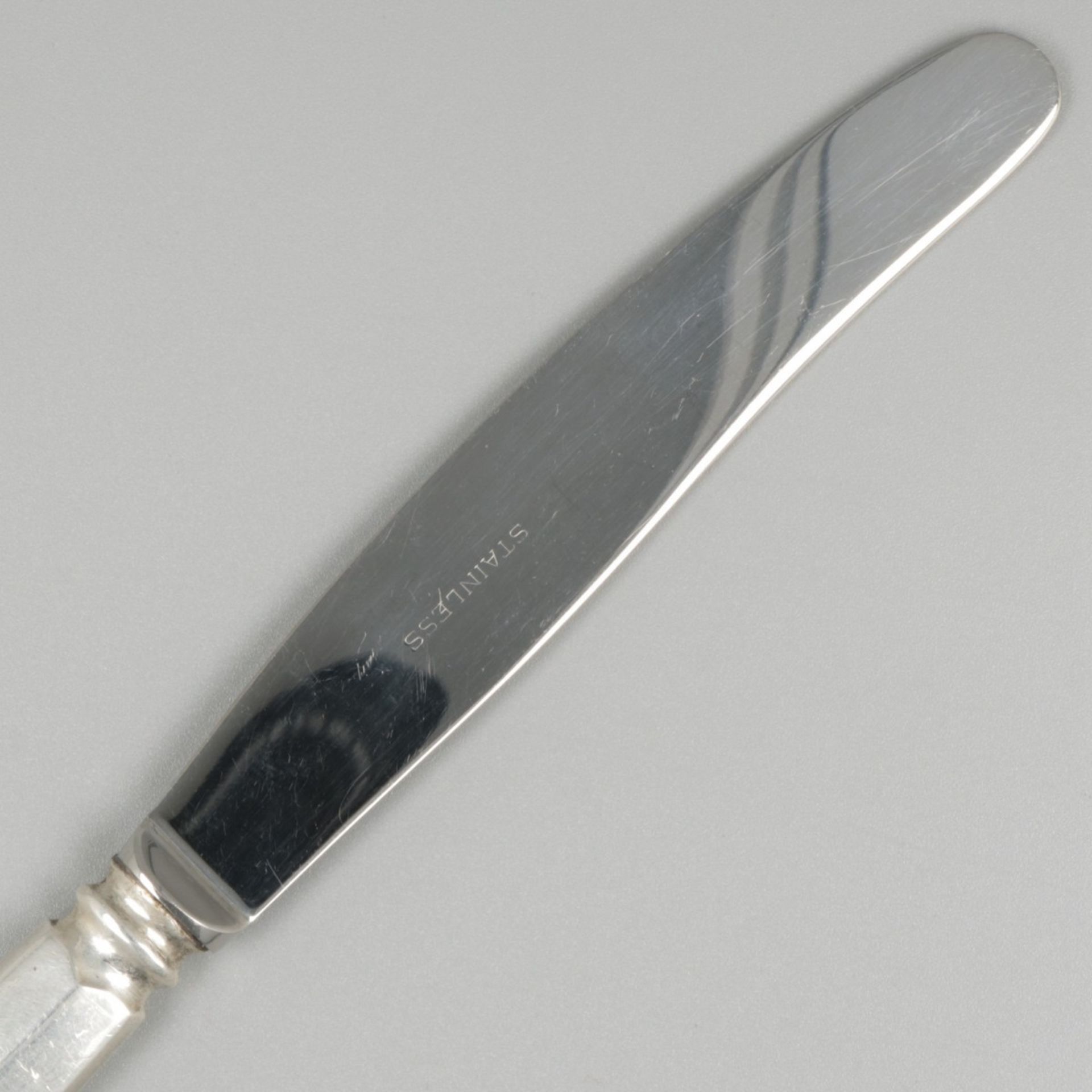 8-piece set of knives "Haags Lofje" silver. - Image 5 of 6