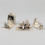 3-piece lot miniatures silver.
