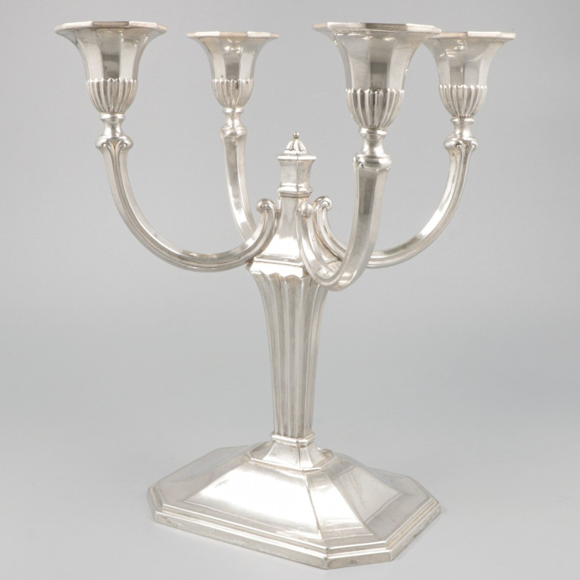 2-piece set of candlesticks silver. - Image 3 of 8