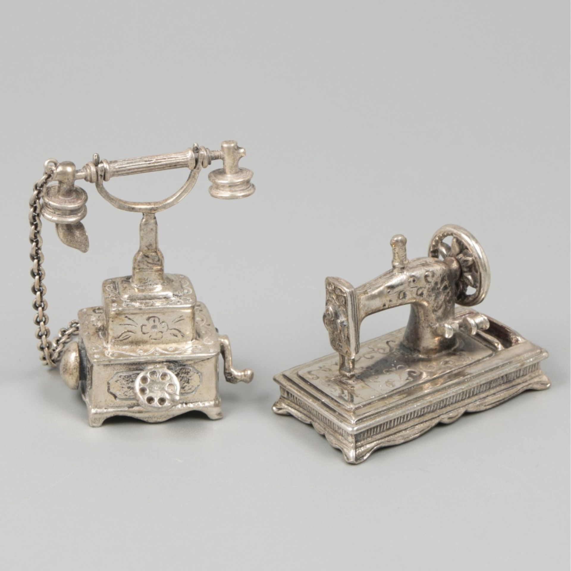 5-piece lot miniatures silver. - Image 4 of 5