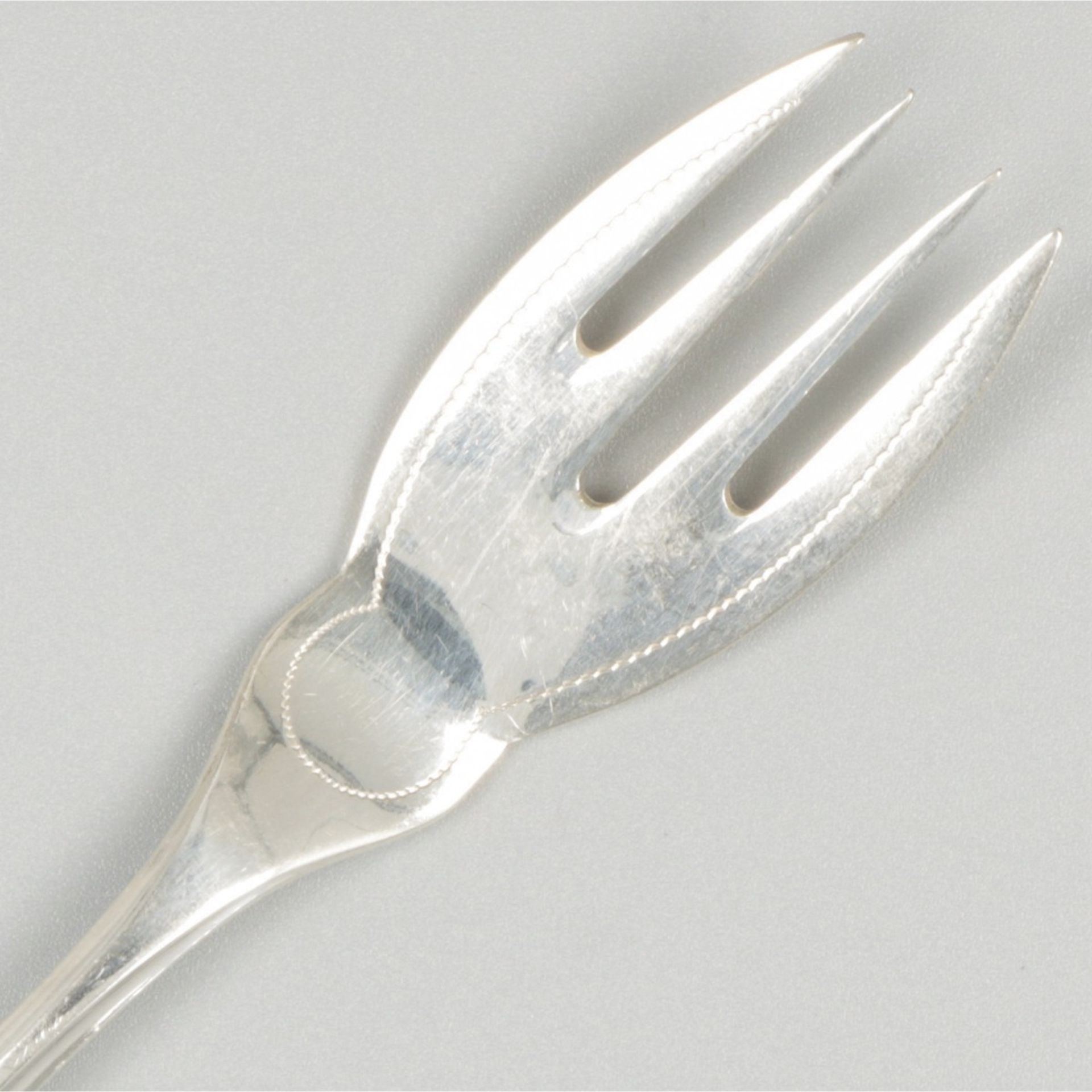 12-piece set of silver fish cutlery. - Image 3 of 9