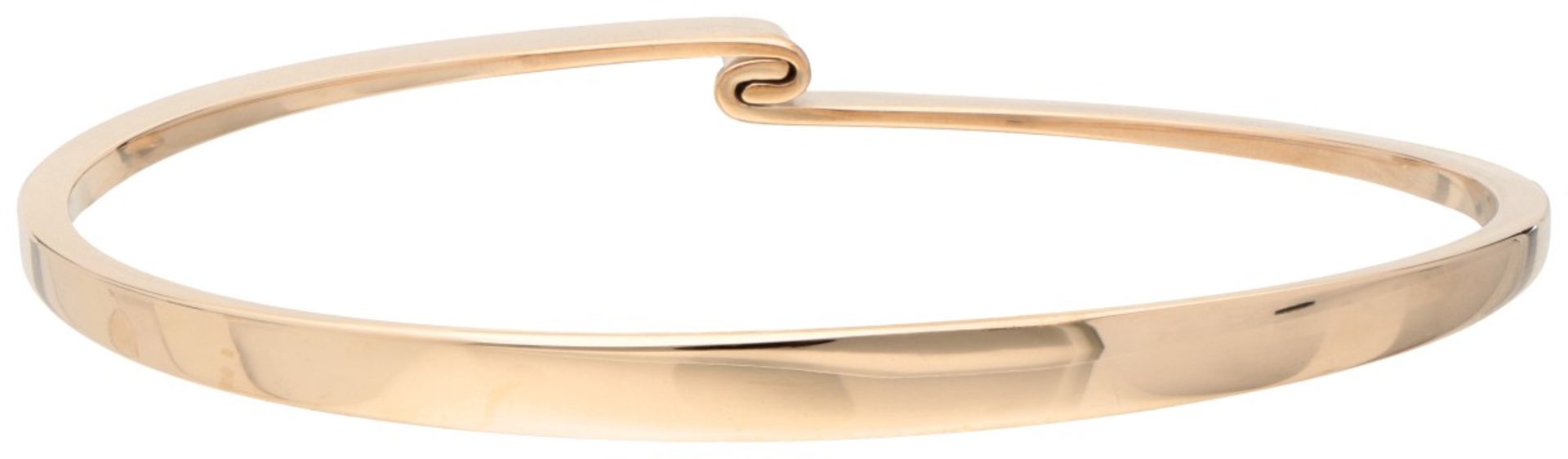 14K. Yellow gold Hans Hansen bangle bracelet. - Bild 2 aus 3