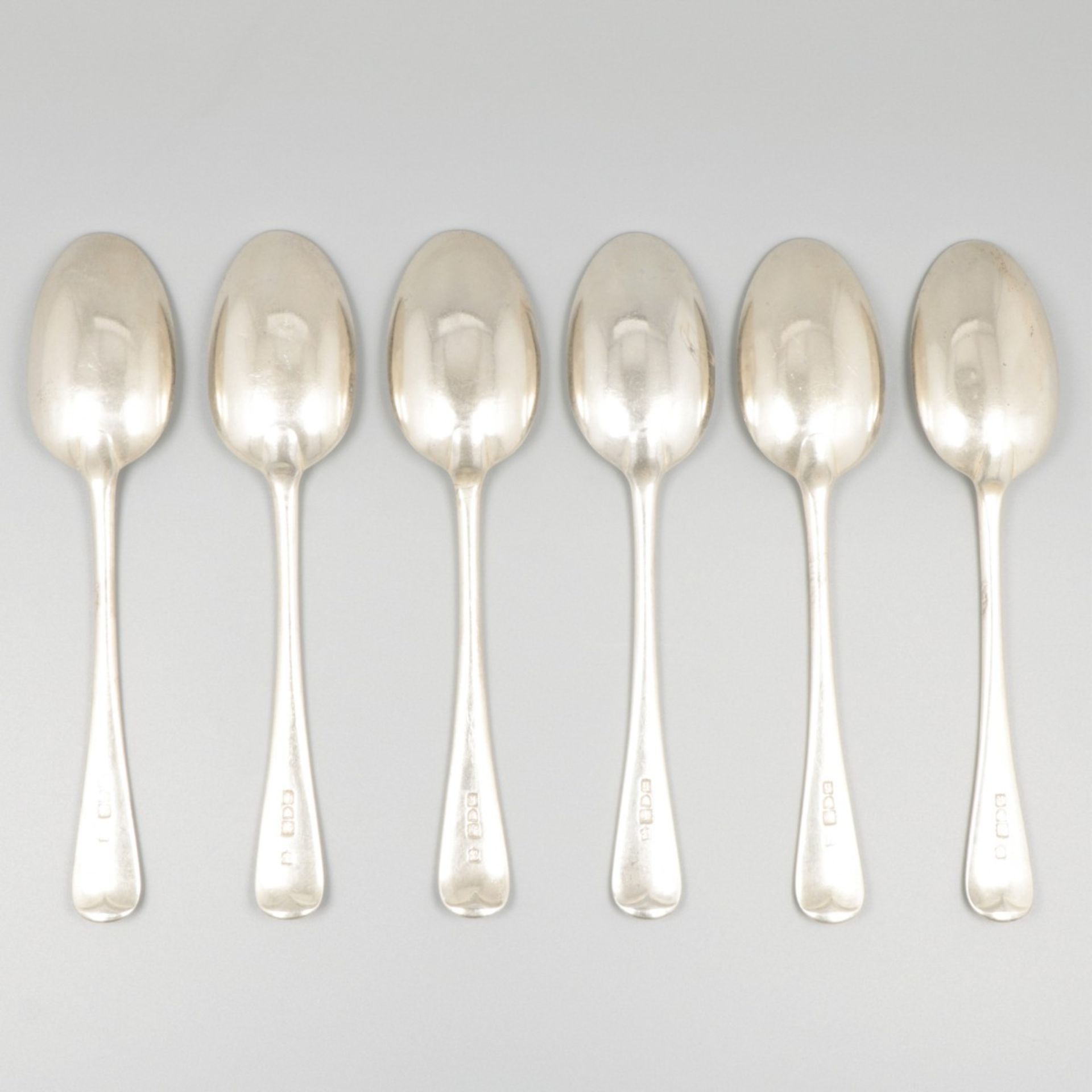 6-piece set breakfast spoons silver. - Image 2 of 5