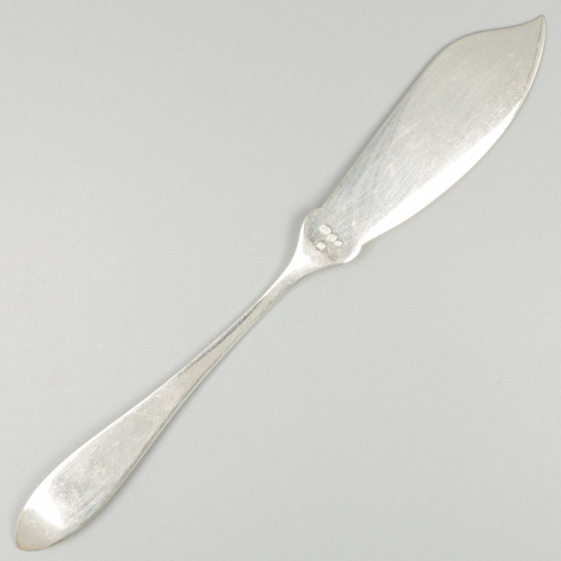 12-piece set of silver fish cutlery. - Image 6 of 9