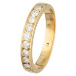18K. Yellow gold river ring set with approx. 0.63 ct. diamond.