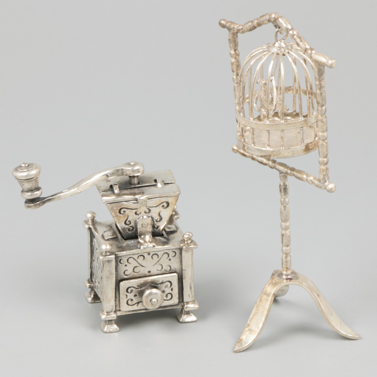 5-piece lot miniatures silver. - Image 5 of 5