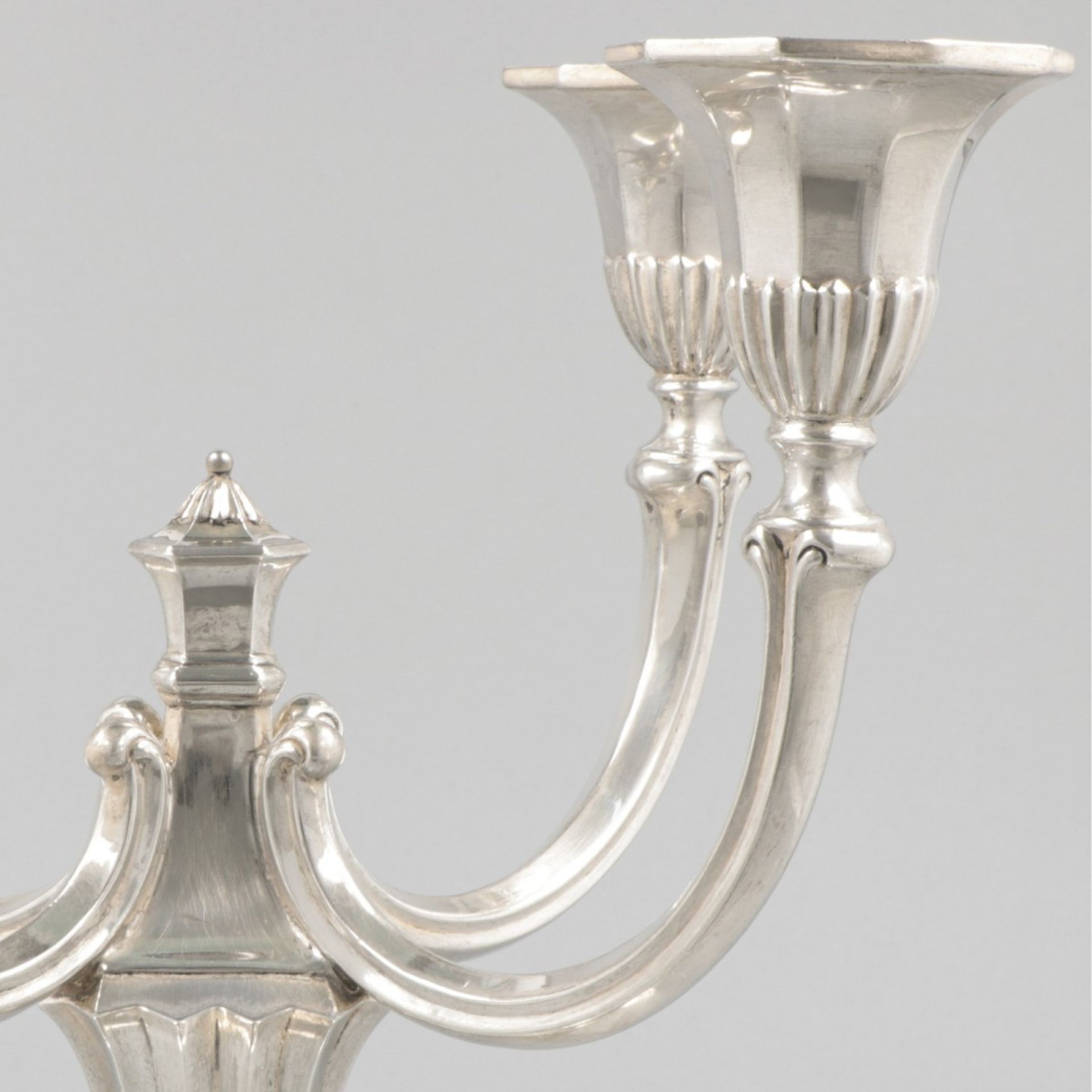 2-piece set of candlesticks silver. - Image 5 of 8