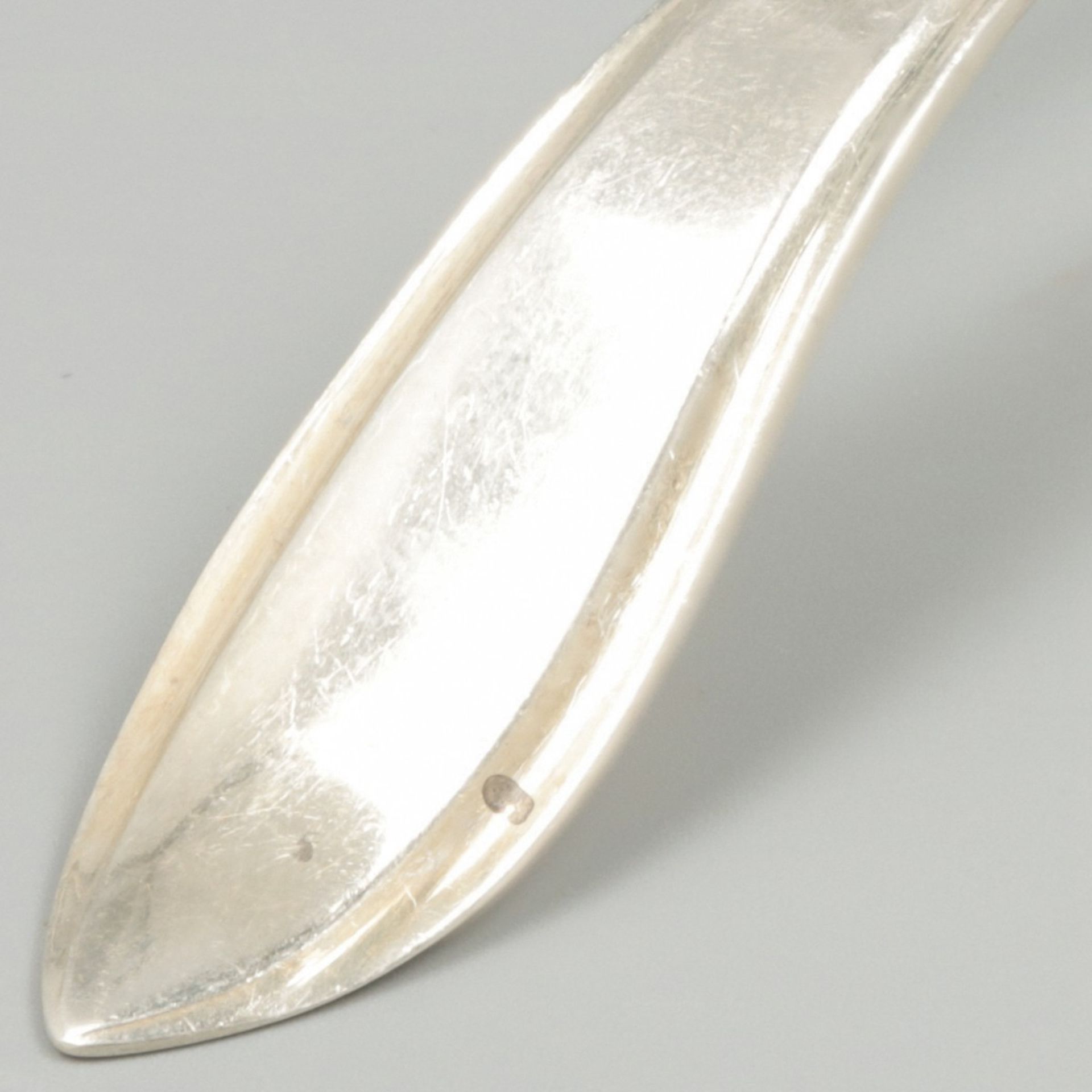 Sauce spoon ''Hollands Puntfilet'' silver. - Image 4 of 6