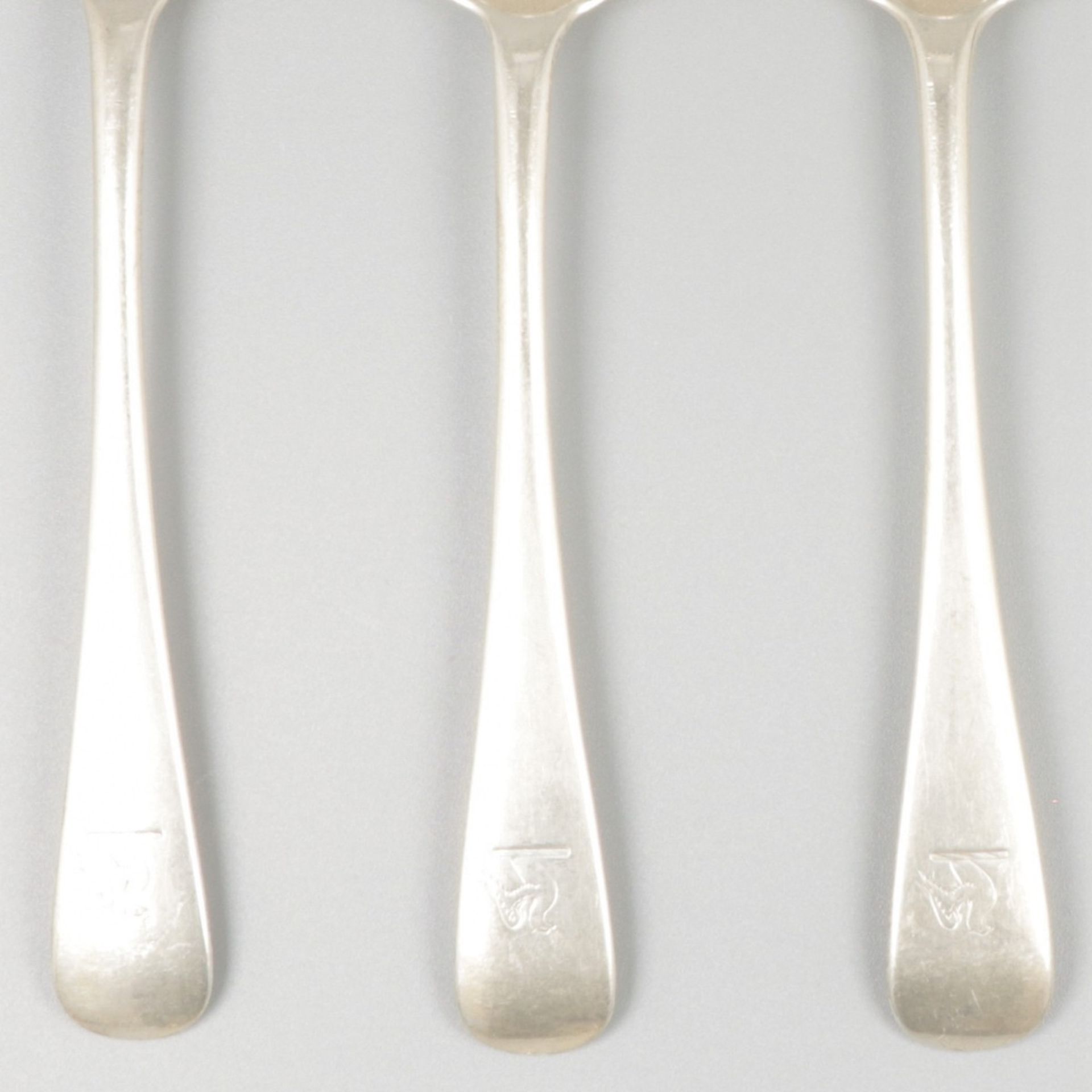 6-piece set breakfast spoons silver. - Image 4 of 5