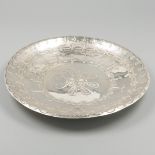Silver cookie dish.