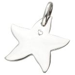 Sterling silver star-shaped Pomellato 'Dodo' pendant.
