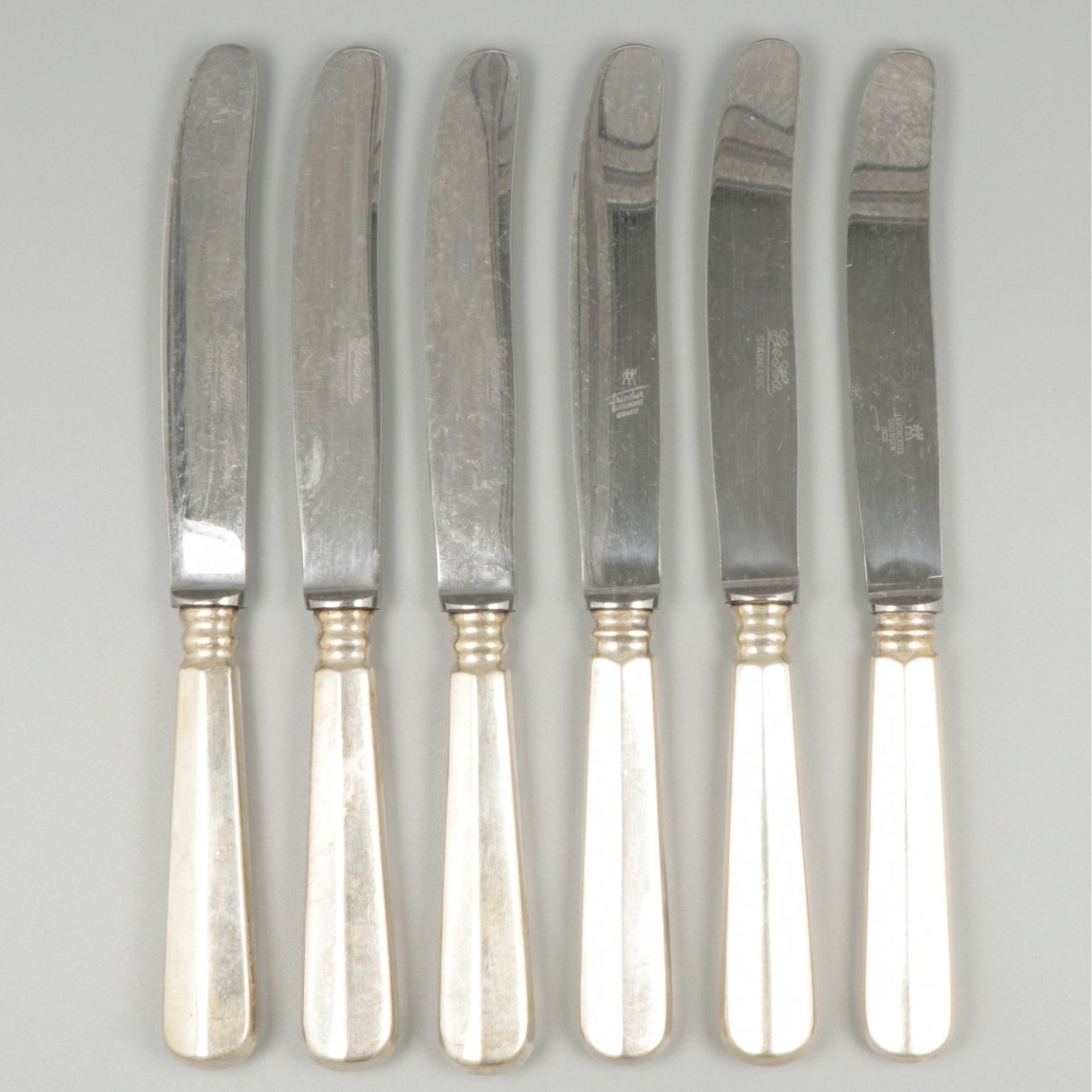 6-piece set of knives silver. - Image 2 of 6