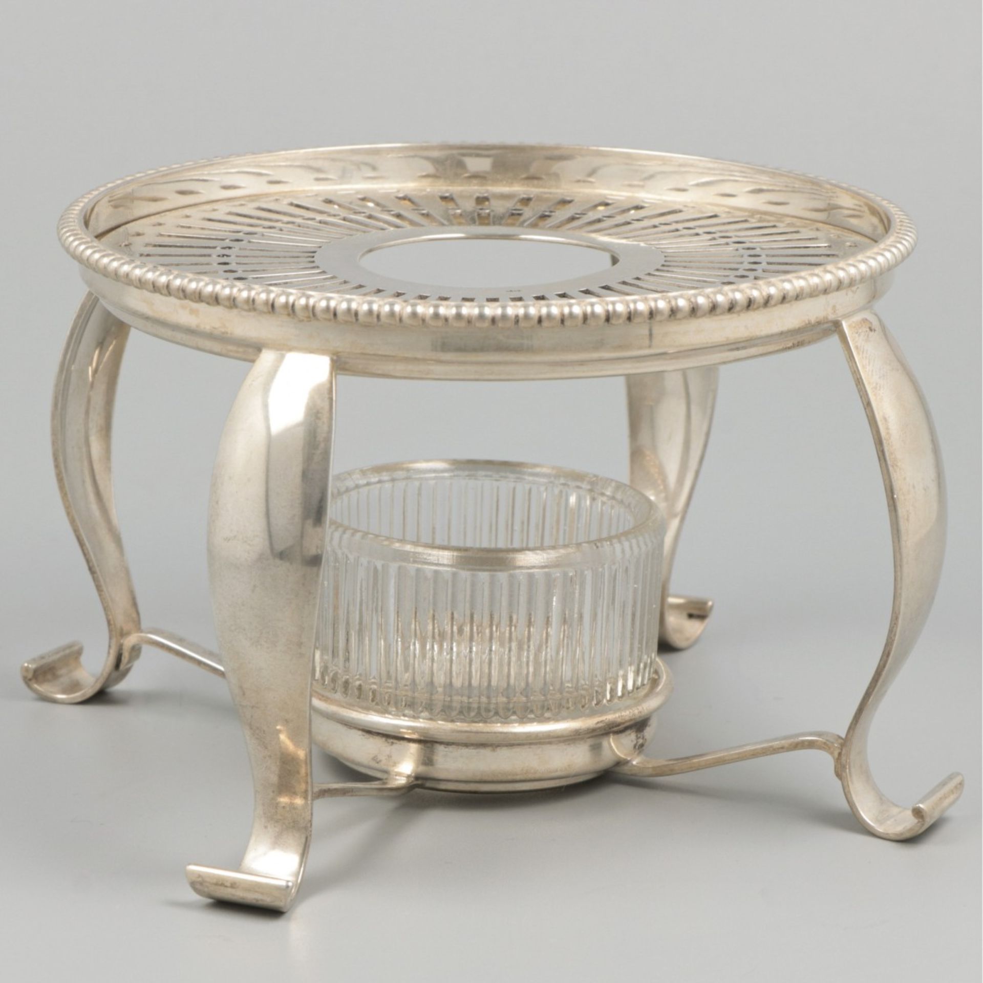 Brazier / rechaud silver. - Image 2 of 6