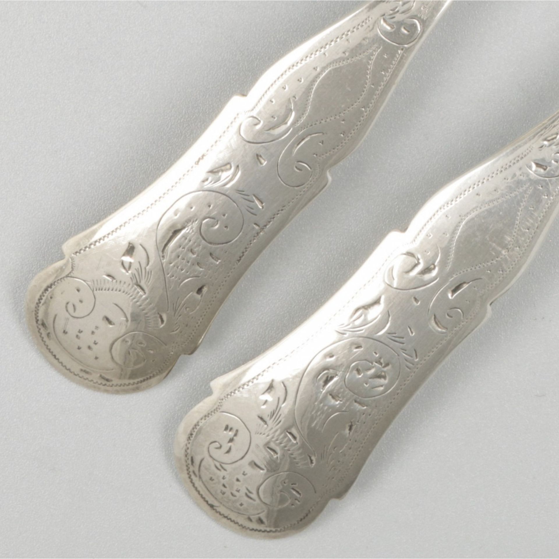 2-piece set of meat forks silver. - Image 4 of 5