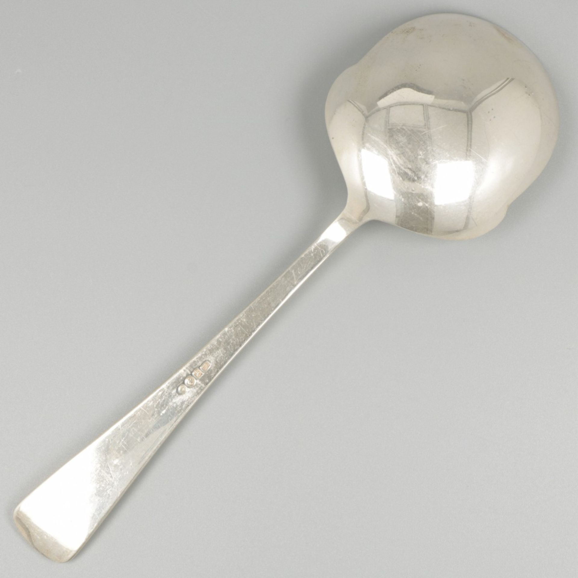 Potato spoon ''Haags Lofje'' silver. - Image 2 of 5