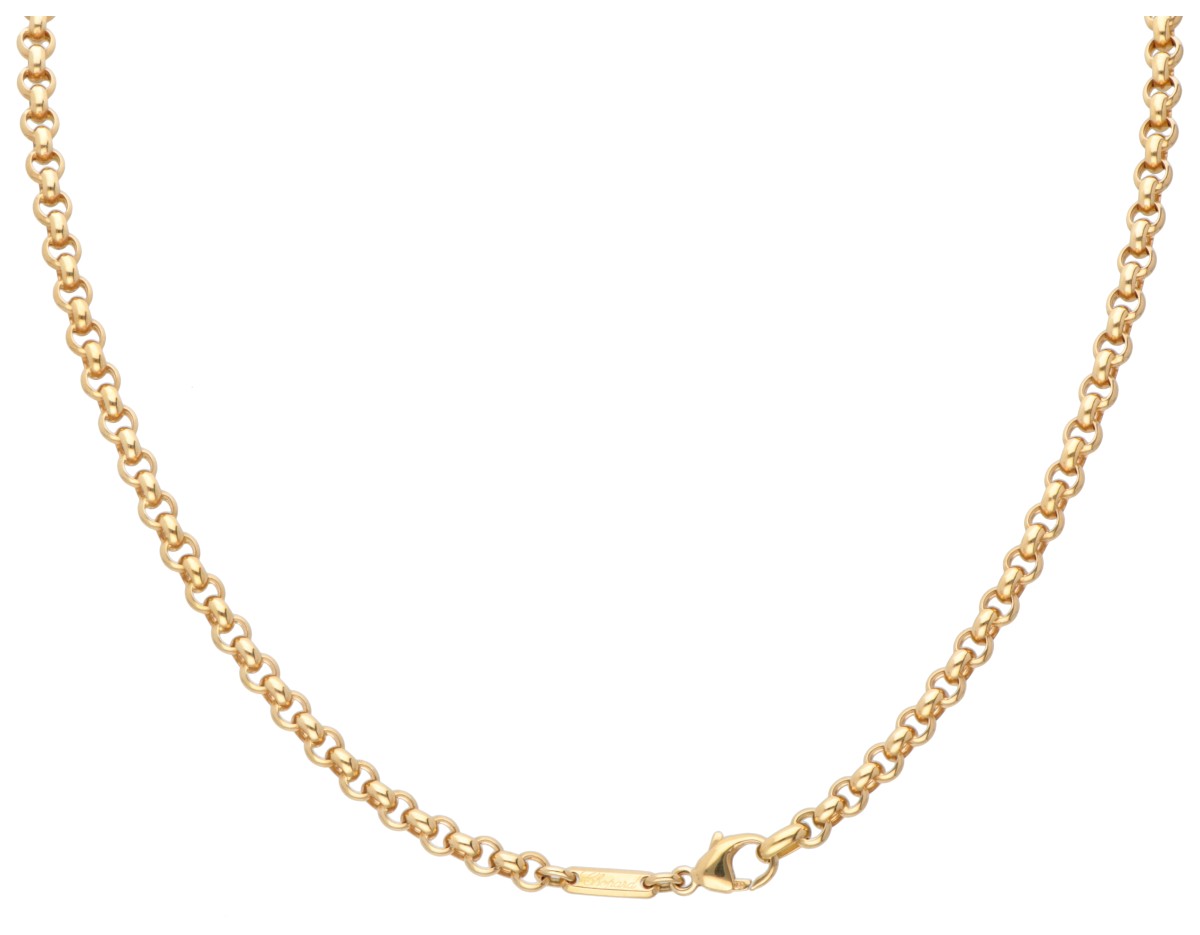 Chopard 18K. yellow gold jasseron chain necklace. - Image 2 of 5